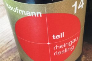 Marios Weintipp: 2014 Kaufmann tell Riesling